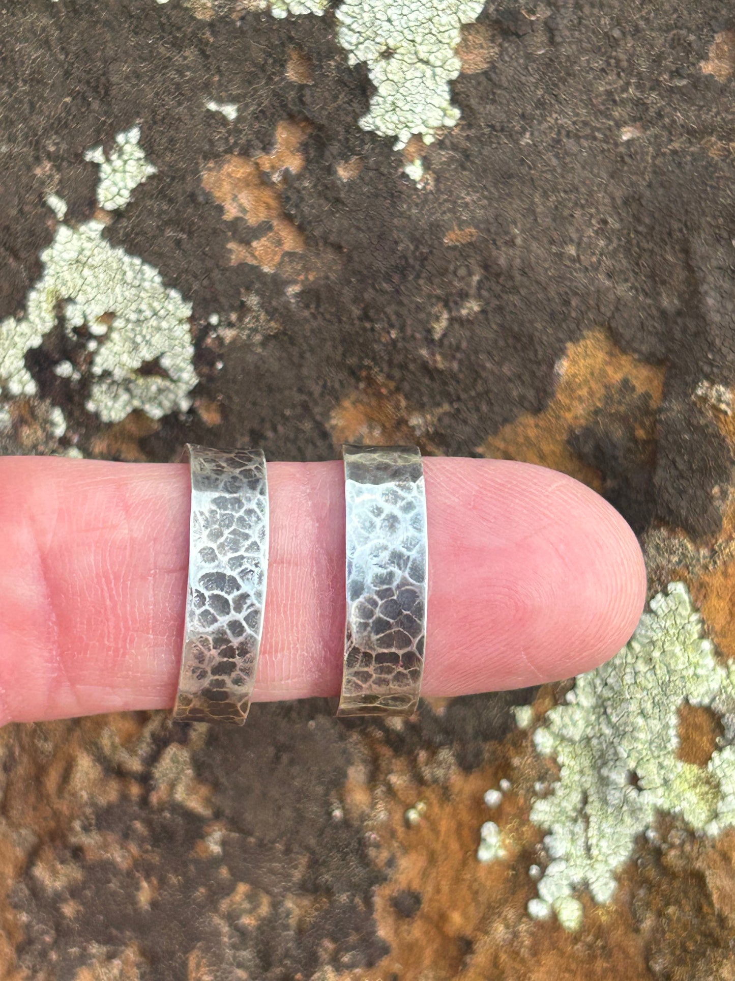 Hammered Small Hoops