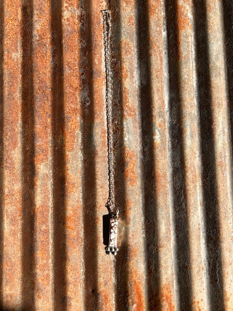 Wildhorse Magnesite Bar Necklace