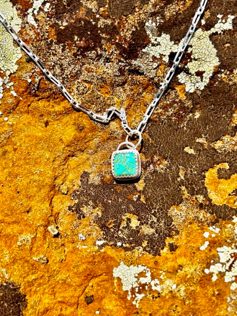 Kingman Square Necklace