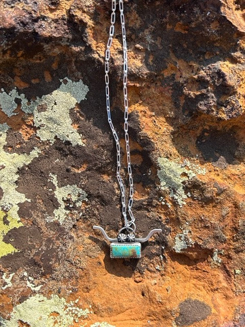 Longhorn Bar Necklace