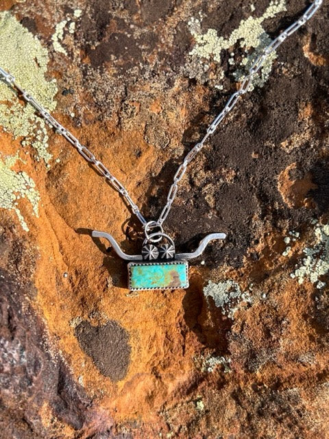 Longhorn Bar Necklace