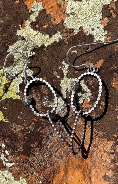 Sterling Silver Double Link Earrings