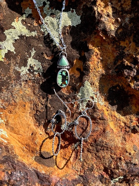 Sterling Silver Double Link Earrings