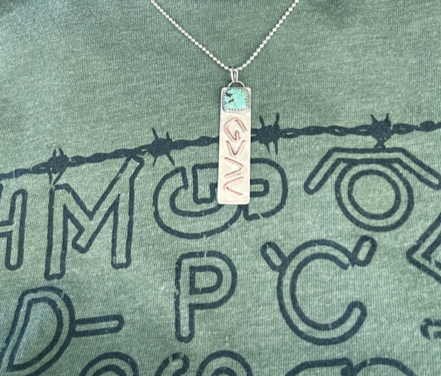 Gratitude Kingman Turquoise Necklace