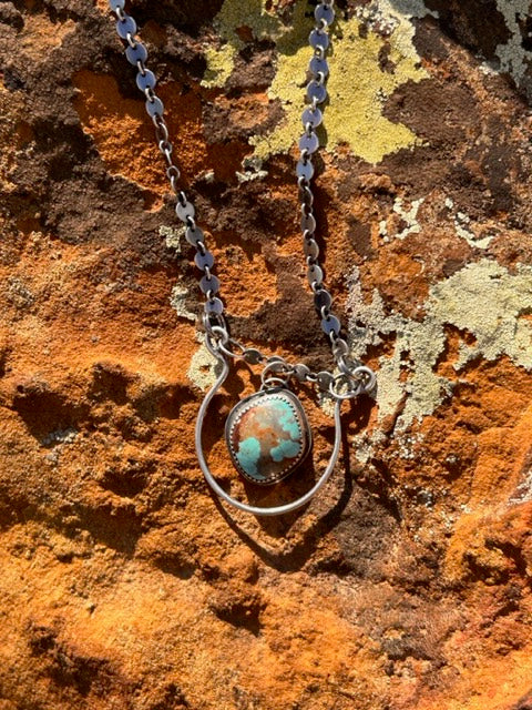 #8 Turquoise Gypsy Necklace