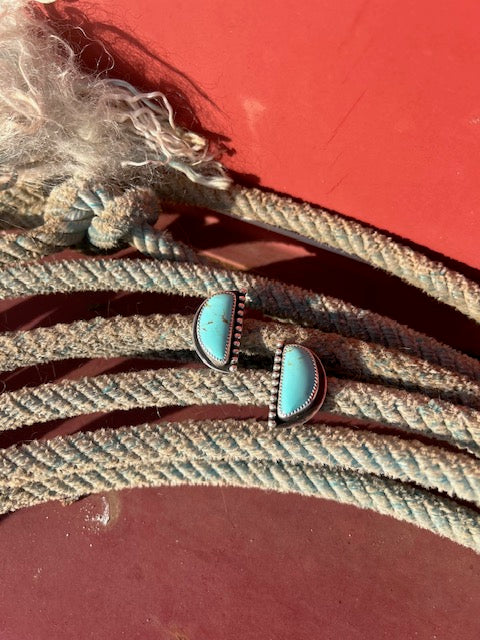 Big "D" Stud Earrings