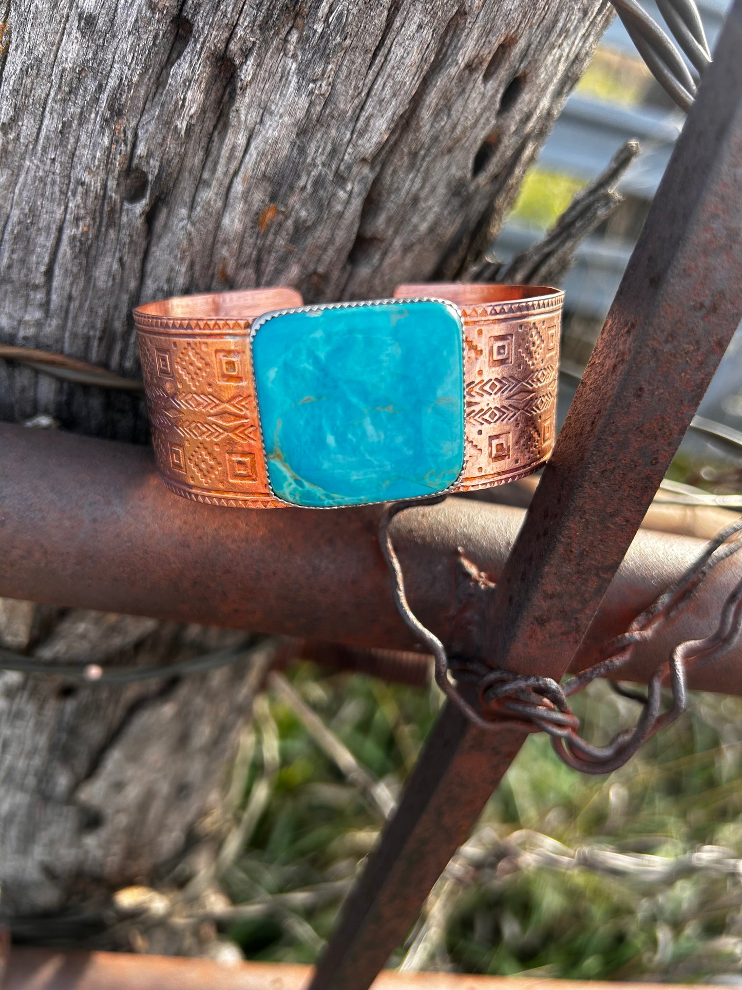 Patterned Aztec Cuff