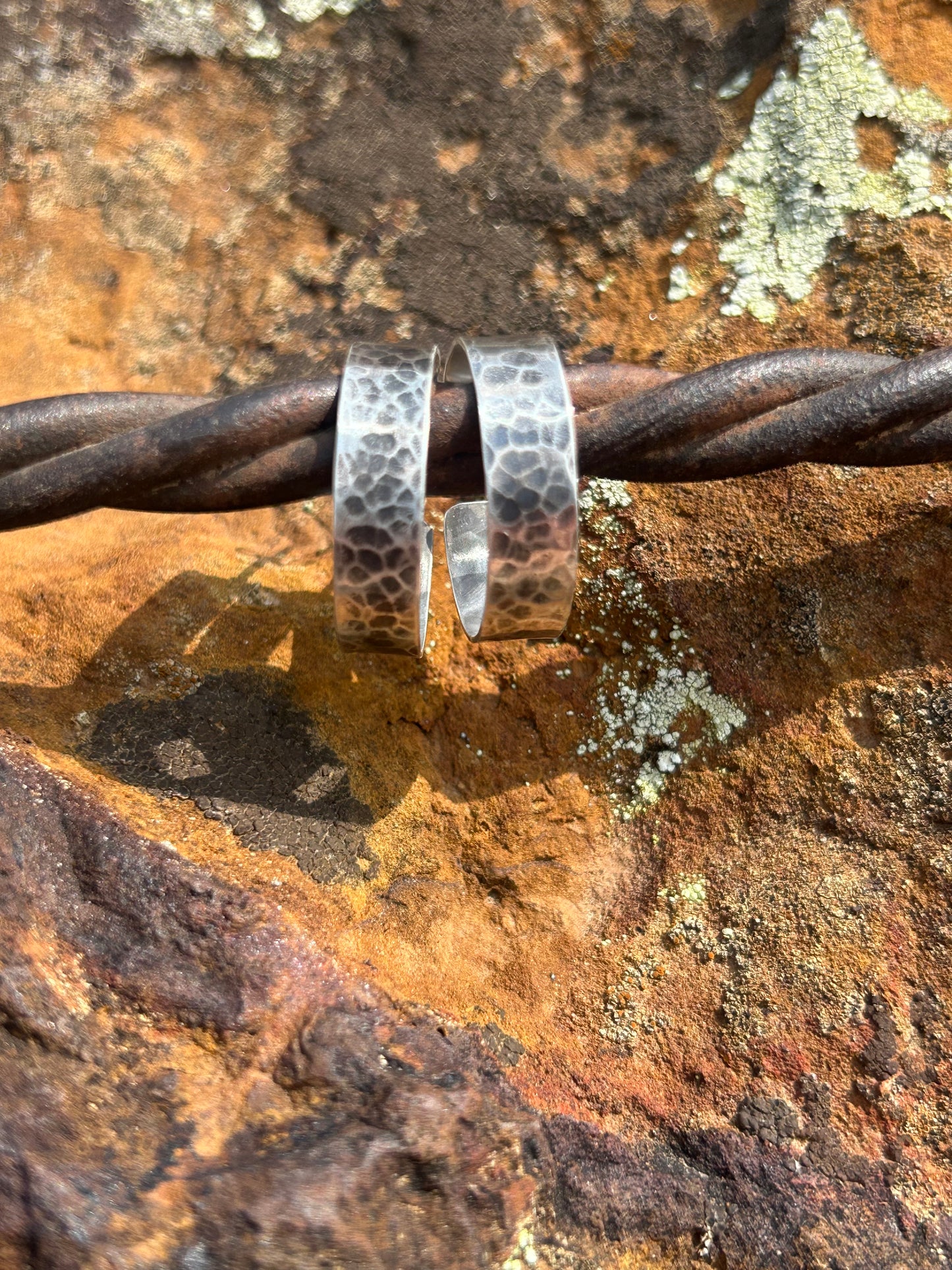 Hammered Small Hoops