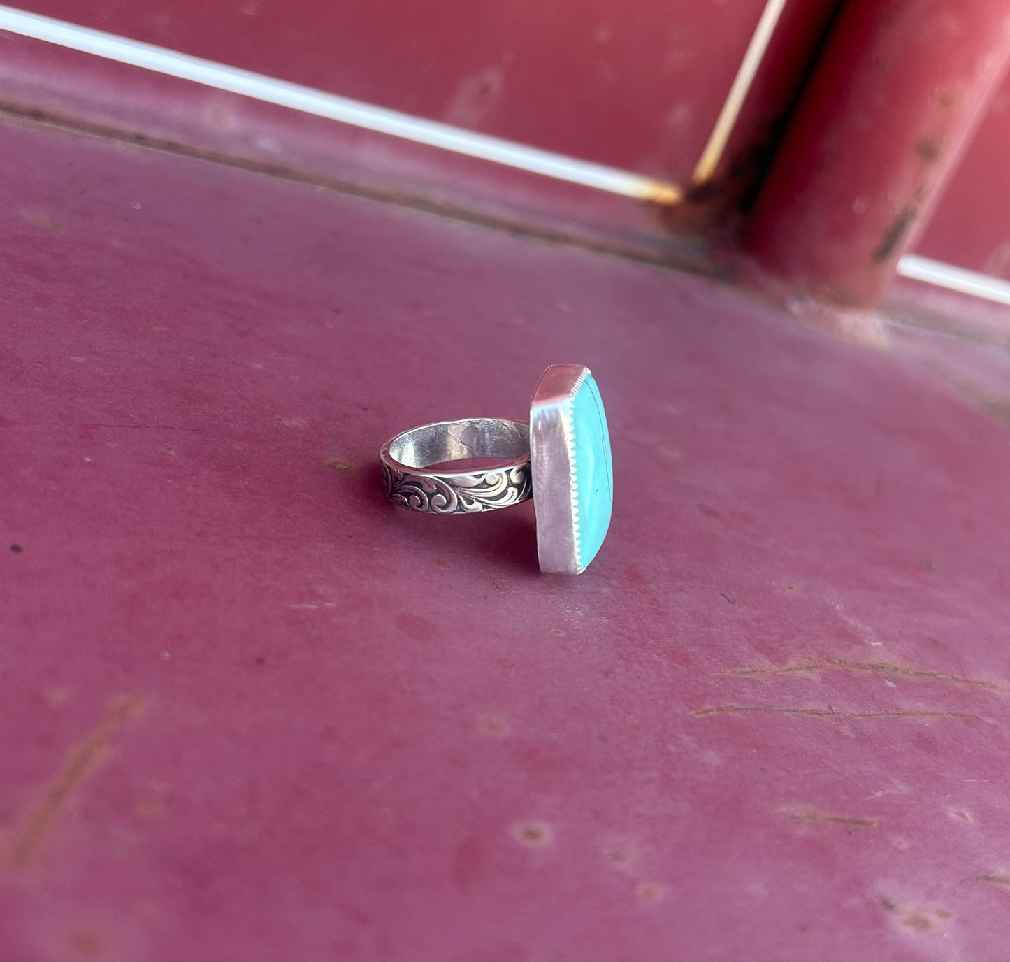 Kingman Engraved Ring