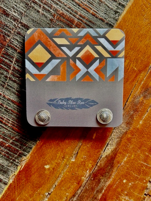 Sterling Silver Studs "Little Concho"