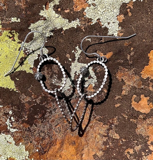 Sterling Silver Double Link Earrings