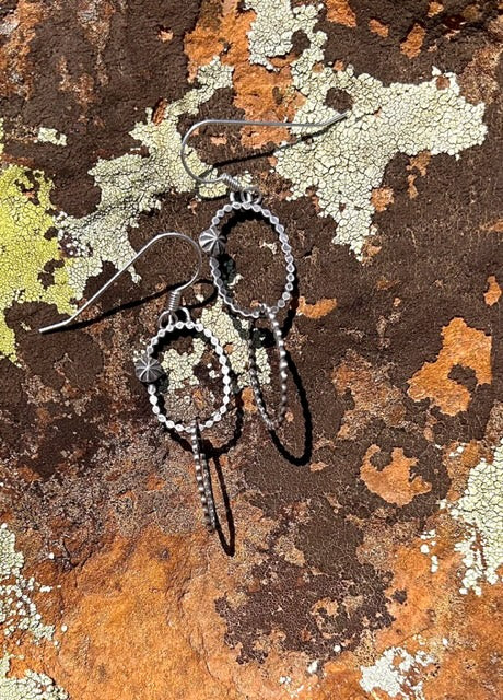 Sterling Silver Double Link Earrings