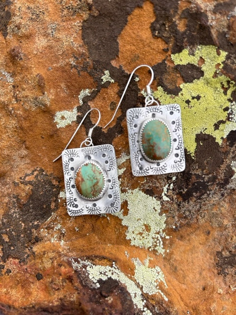 #8 Turquoise Necklace~Earring Set
