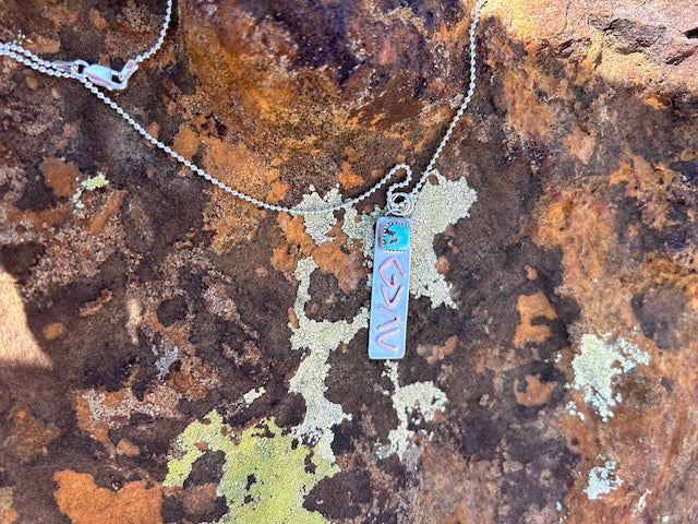 Gratitude Kingman Turquoise Necklace