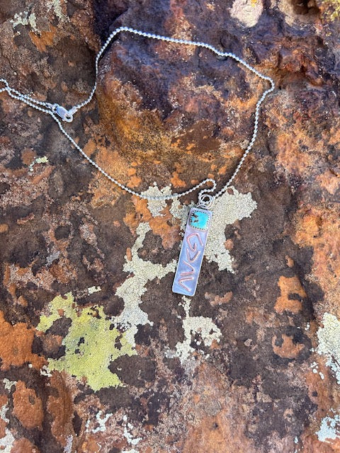 Gratitude Kingman Turquoise Necklace