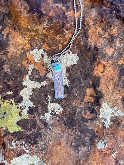 Gratitude Kingman Turquoise Necklace
