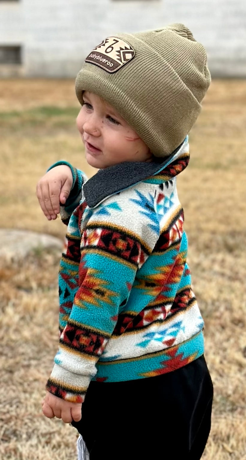 Aztec BabyBlueRoo Beanie