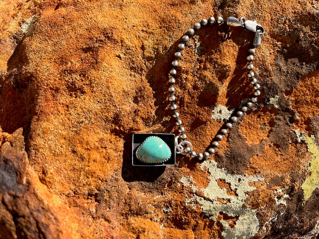 Shadow Box Turquoise Bracelet