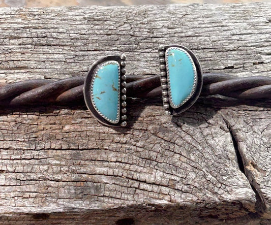 Big "D" Stud Earrings