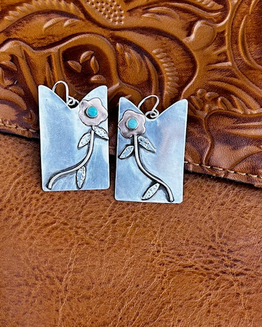Floral Boot Top Earrings